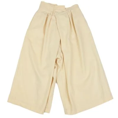 COMME des GARCONS Asymmetry Wool Tuck Wide Pants