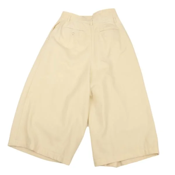 COMME des GARCONS Asymmetry Wool Tuck Wide Pants K-136105_014