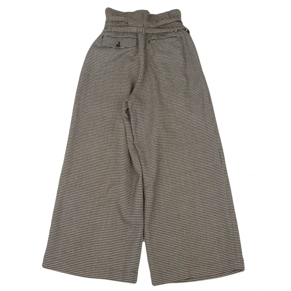 COMME des GARCONS Puppytooth Belted Wide Pants K-136108_012