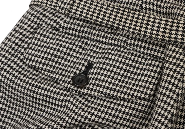 COMME des GARCONS Puppytooth Belted Wide Pants K-136108_014