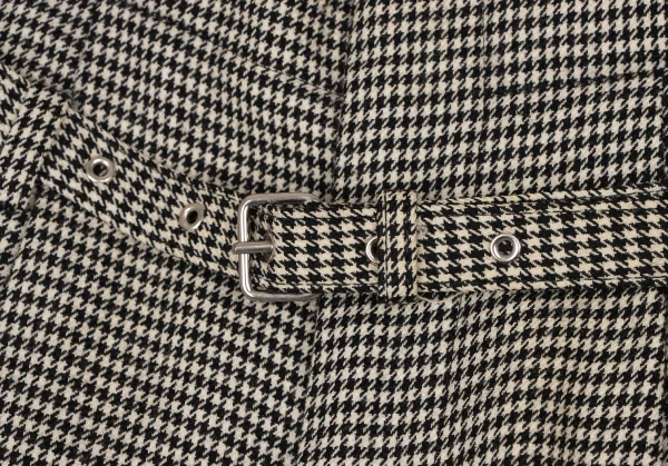 COMME des GARCONS Puppytooth Belted Wide Pants K-136108_004