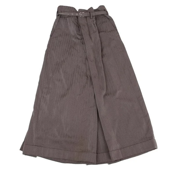 COMME des GARCONS Patterned Nylon Big Pants Brown M K-136110_001