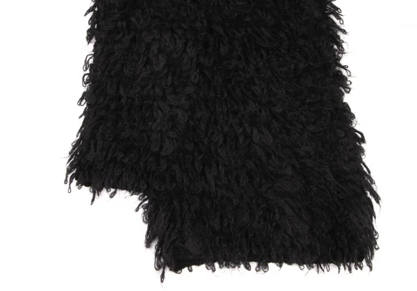 COMME des GARCONS Asymmetric Shaggy Knit Vest K-136136_006