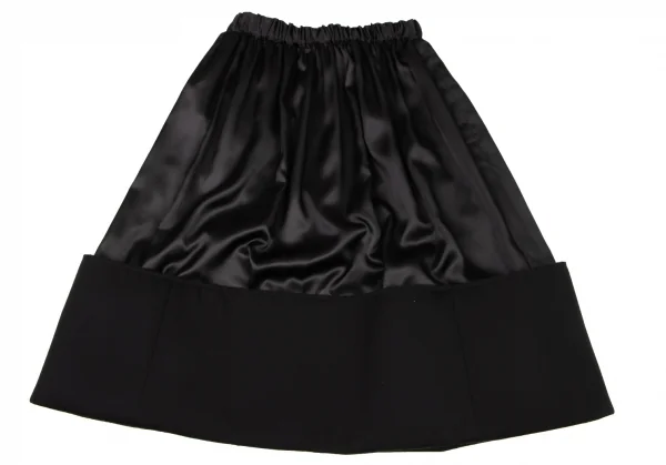 COMME des GARCONS Cut-off Gathered Hem Folded Skirt K-136143_009