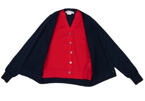 COMME des GARCONS COMME des GARCONS Layered Knit Cardigan K-136146_010