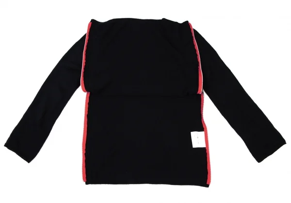 COMME des GARCONS COMME des GARCONS Side Zip Knit Sweater K-136152_010