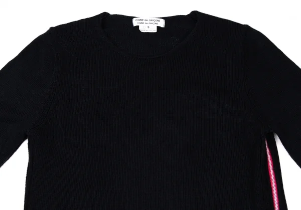 COMME des GARCONS COMME des GARCONS Side Zip Knit Sweater K-136152_003