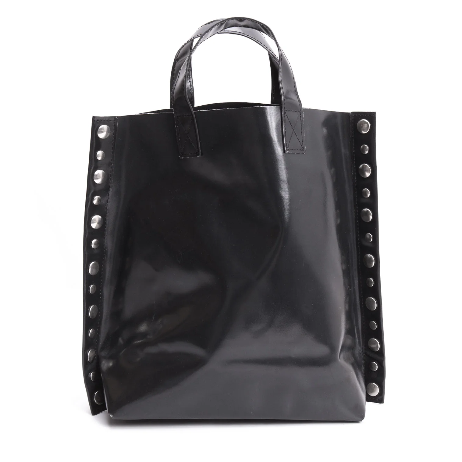最低価格の COMME トリココムデギャルソンtricot des ポリスタッズ GARCONS バッグ