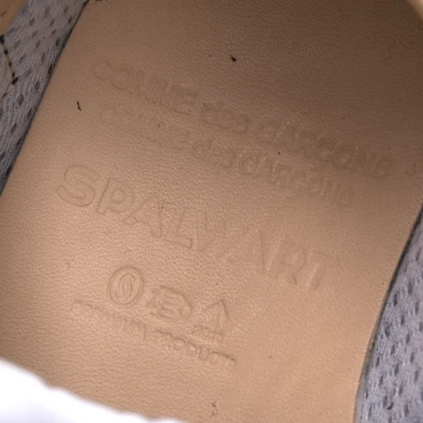 コムコム コムデギャルソンCOMME des GARCONS SPALWART スパルウォートスウェードナイロンスニーカー 黒白36(23位) K-136164_012