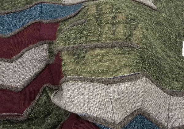 FUGA FUGA Patchwork Zigzag Turtleneck Knit K-136175_012