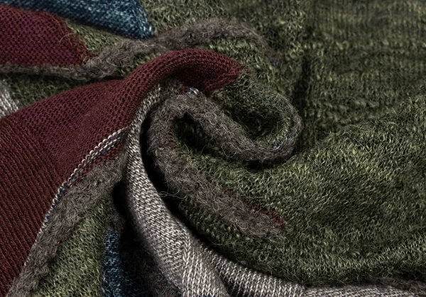 FUGA FUGA Patchwork Zigzag Turtleneck Knit K-136175_013