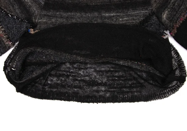 M.&KYOKO Sleeve Flare Decoration Knit Sweater K-136176_009