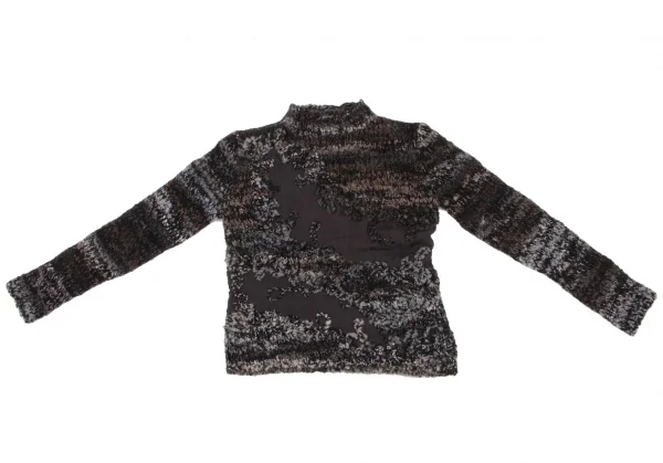 M.&KYOKO Alpaca Blended Switching Wool Knit Sweater K-136179_002