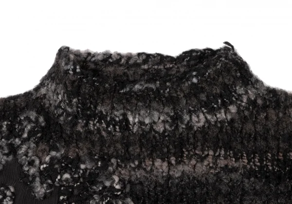 M.&KYOKO Alpaca Blended Switching Wool Knit Sweater K-136179_004