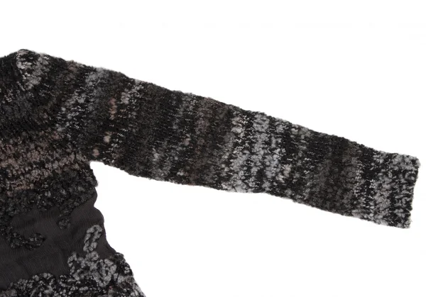 M.&KYOKO Alpaca Blended Switching Wool Knit Sweater K-136179_006