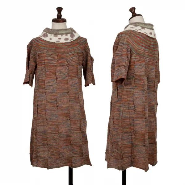 M.&KYOKO Stripe Turtle Neck Knit Tunic Multi-Color F K-136180_001