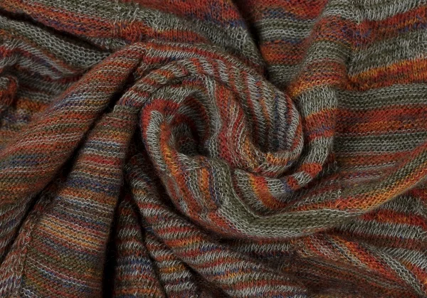 M.&KYOKO Stripe Turtle Neck Knit Tunic K-136180_011