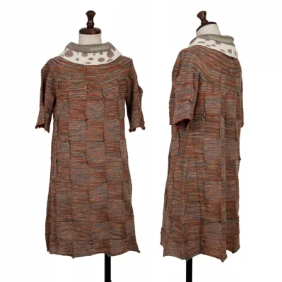 M.&KYOKO Stripe Turtle Neck Knit Tunic