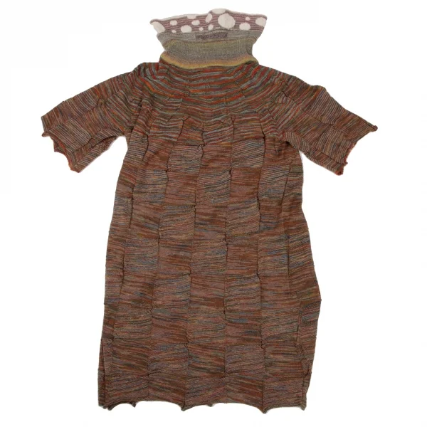 M.&KYOKO Stripe Turtle Neck Knit Tunic K-136180_002