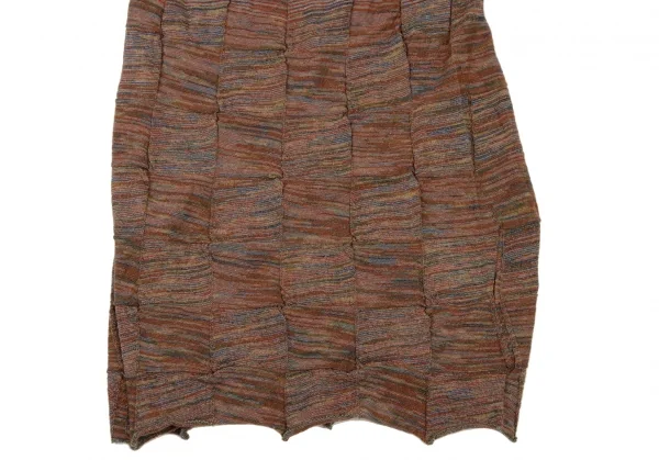 M.&KYOKO Stripe Turtle Neck Knit Tunic K-136180_007