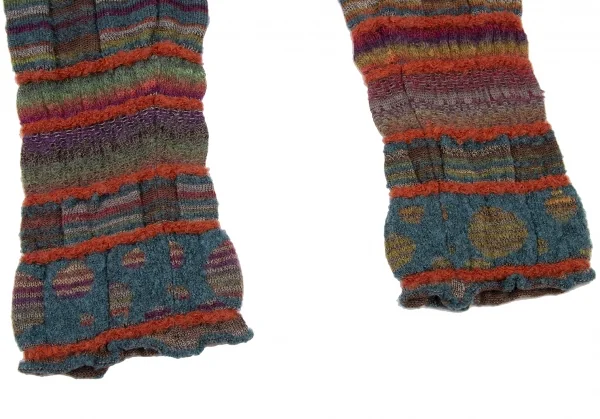 M.&KYOKO Alpaca Blended Stripe Wool Knit Pants K-136182_006