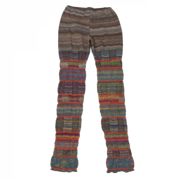 M.&KYOKO Alpaca Blended Stripe Wool Knit Pants K-136182_008