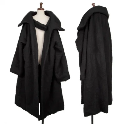 Yohji Yamamoto FEMME Wool Gown Coat