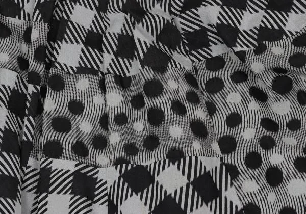COMME des GARCONS Multi Pattern Switching Skirt K-136207_012