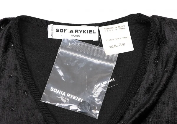 SONIA RYKIEL Glitter Dot Velor Vest K-136226_004