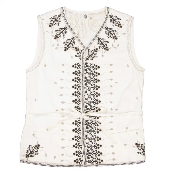 ISSEY MIYAKE HaaT Pocket Design Embroidery Vest K-136227_002