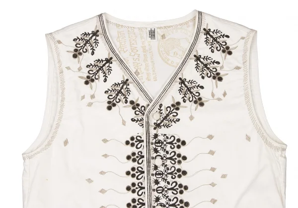 ISSEY MIYAKE HaaT Pocket Design Embroidery Vest K-136227_003