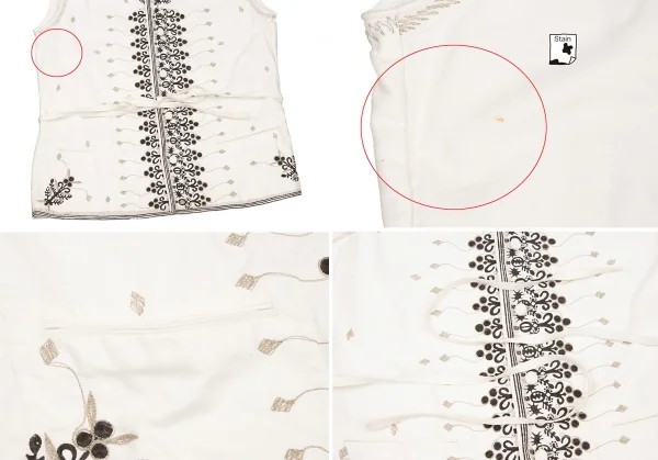 ISSEY MIYAKE HaaT Pocket Design Embroidery Vest K-136227_007