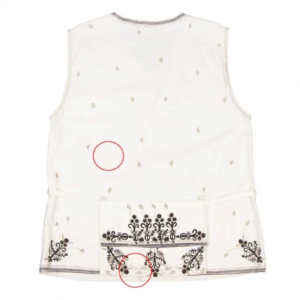 ISSEY MIYAKE HaaT Pocket Design Embroidery Vest K-136227_011
