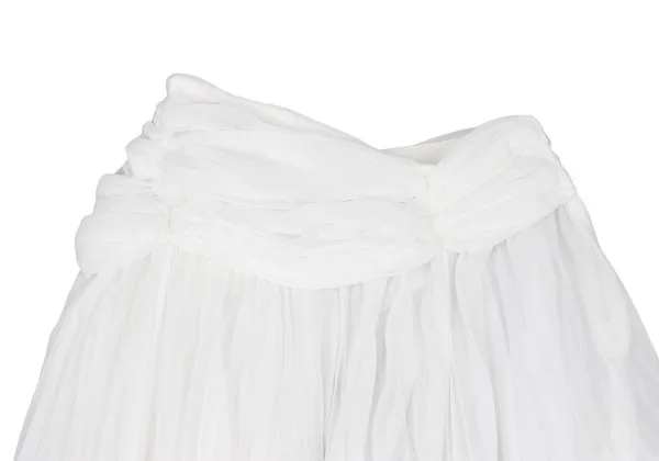 COMME des GARCONS Poly Gather Pleats Skirt K-136249_003