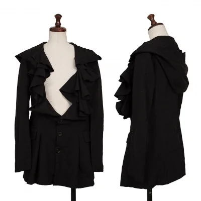 COMME des GARCONS Ruffle Hooded Jacket