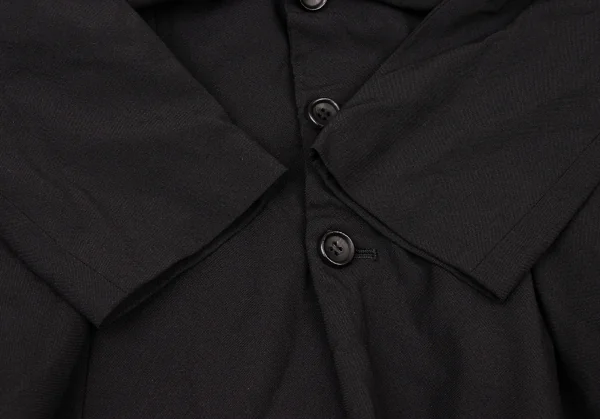 COMME des GARCONS Ruffle Hooded Jacket K-136255_010