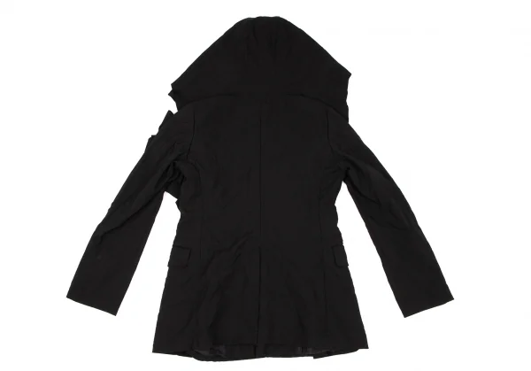 COMME des GARCONS Ruffle Hooded Jacket K-136255_016