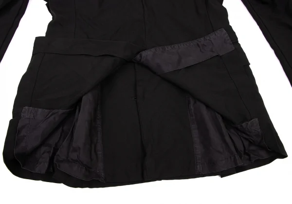 COMME des GARCONS Ruffle Hooded Jacket K-136255_017