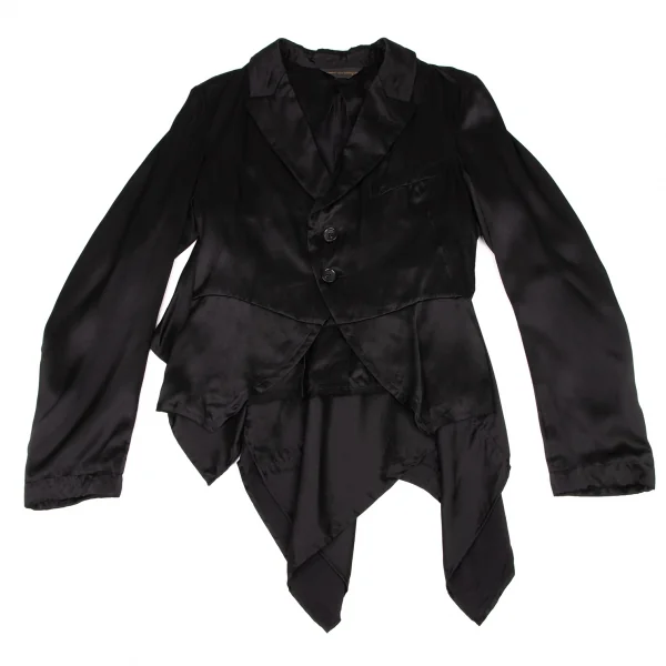 COMME des GARCONS Silk Shawl Docking Jacket K-136256_002