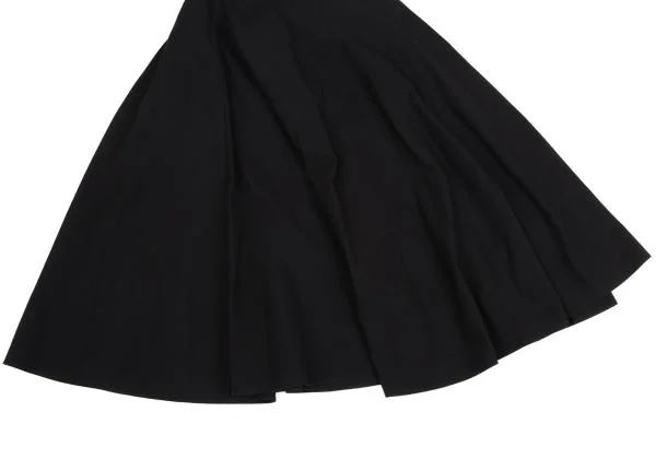 Yohji Yamamoto FEMME Cotton Cut-off Design Wrap Skirt K-136267_005