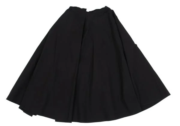 Yohji Yamamoto FEMME Cotton Cut-off Design Wrap Skirt K-136267_006