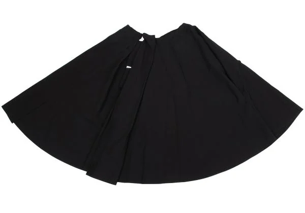 Yohji Yamamoto FEMME Cotton Cut-off Design Wrap Skirt K-136267_007