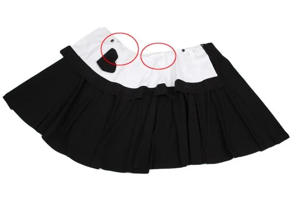 Yohji Yamamoto FEMME Cotton Cut-off Design Wrap Skirt K-136267_009