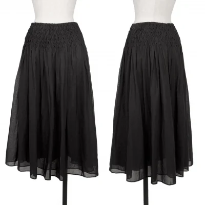 Sybilla Cotton Ruffle Pleated Skirt