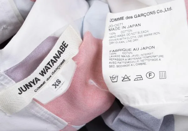 JUNYA WATANABE COMME des GARCONS Asymmetry Geometric Printed Long Shirt K-136299_019