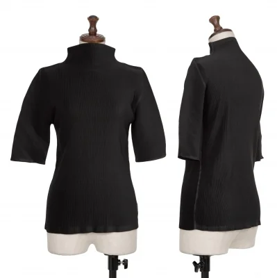 PLEATS PLEASE Mist Pleated Turtleneck T Shirt