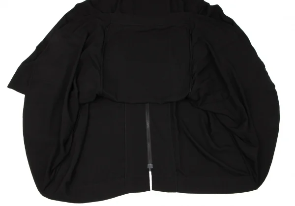 Yohji Yamamoto collections Draped Double Zip Hoodie Coat K-136384_015