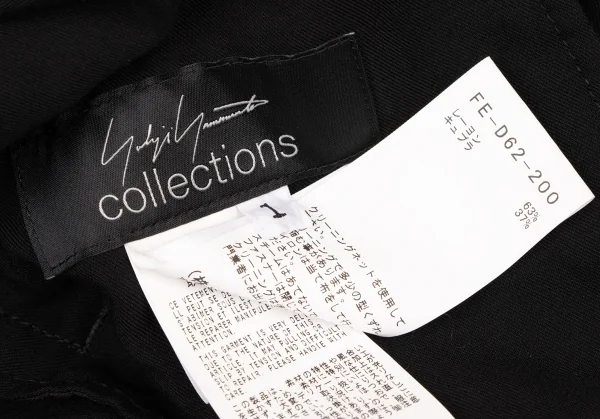 Yohji Yamamoto collections Draped Double Zip Hoodie Coat K-136384_018