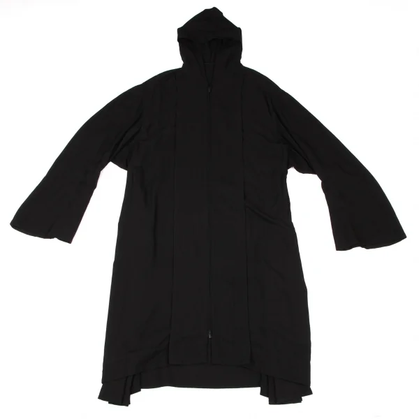 Yohji Yamamoto collections Draped Double Zip Hoodie Coat K-136384_002