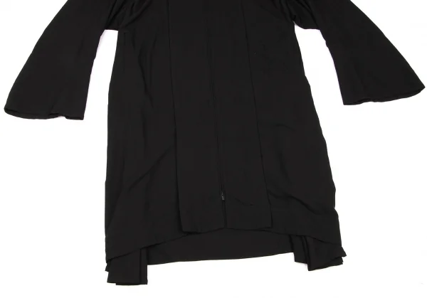 Yohji Yamamoto collections Draped Double Zip Hoodie Coat K-136384_008